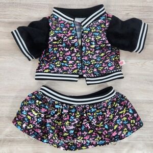 Build-A-Bear Workshop Rockets Of Awesome Sequin Bomber Jacket & Skirt BAB‎